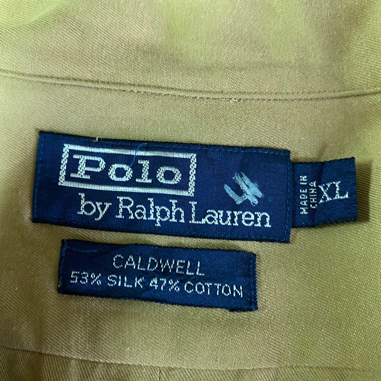 ビッグサイズ Ralph Lauren ラルフローレン CALDWELL シルク×コットン