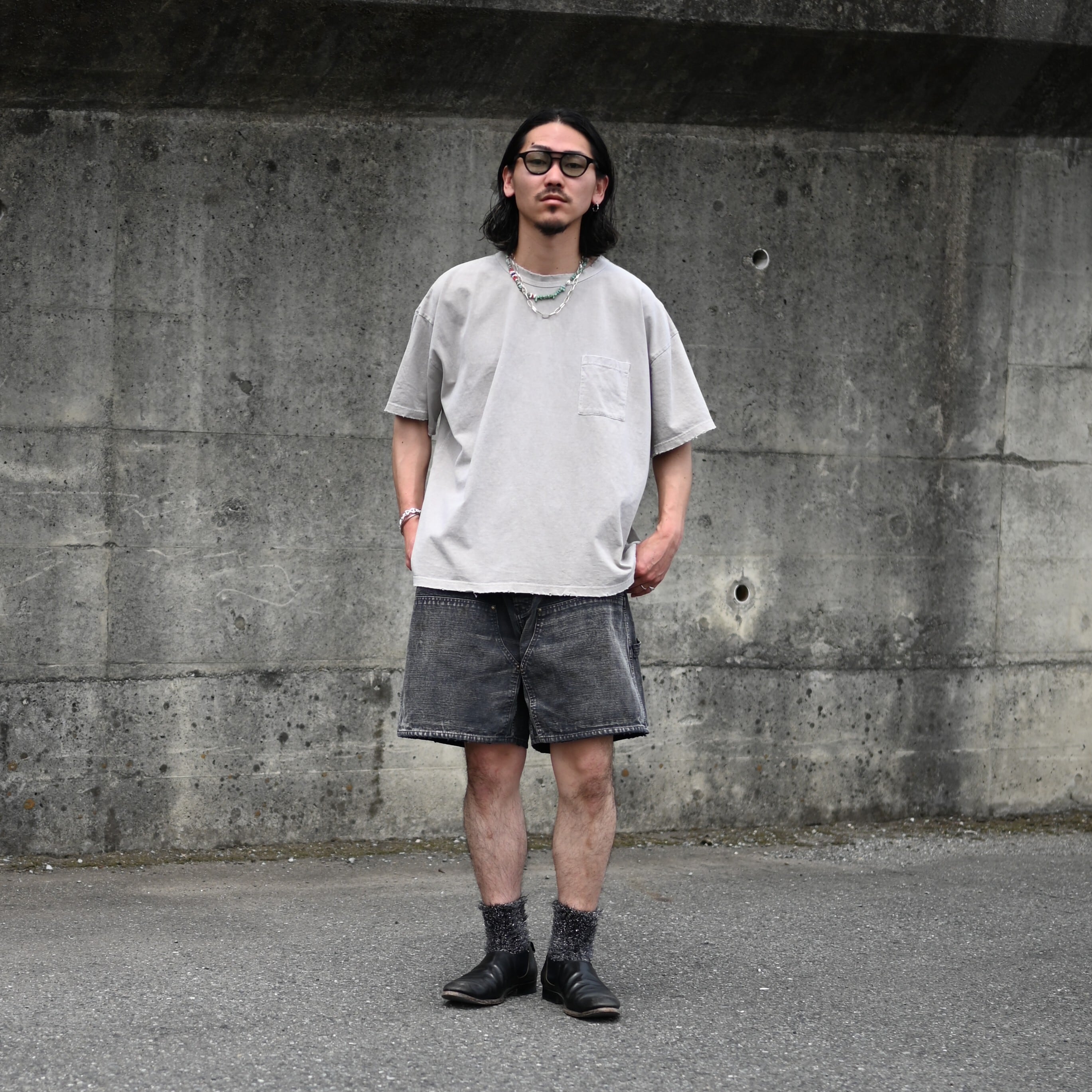 BOWWOW(バウワウ)チェックシャツ、ショーツカジュアルスタイル | GANKO