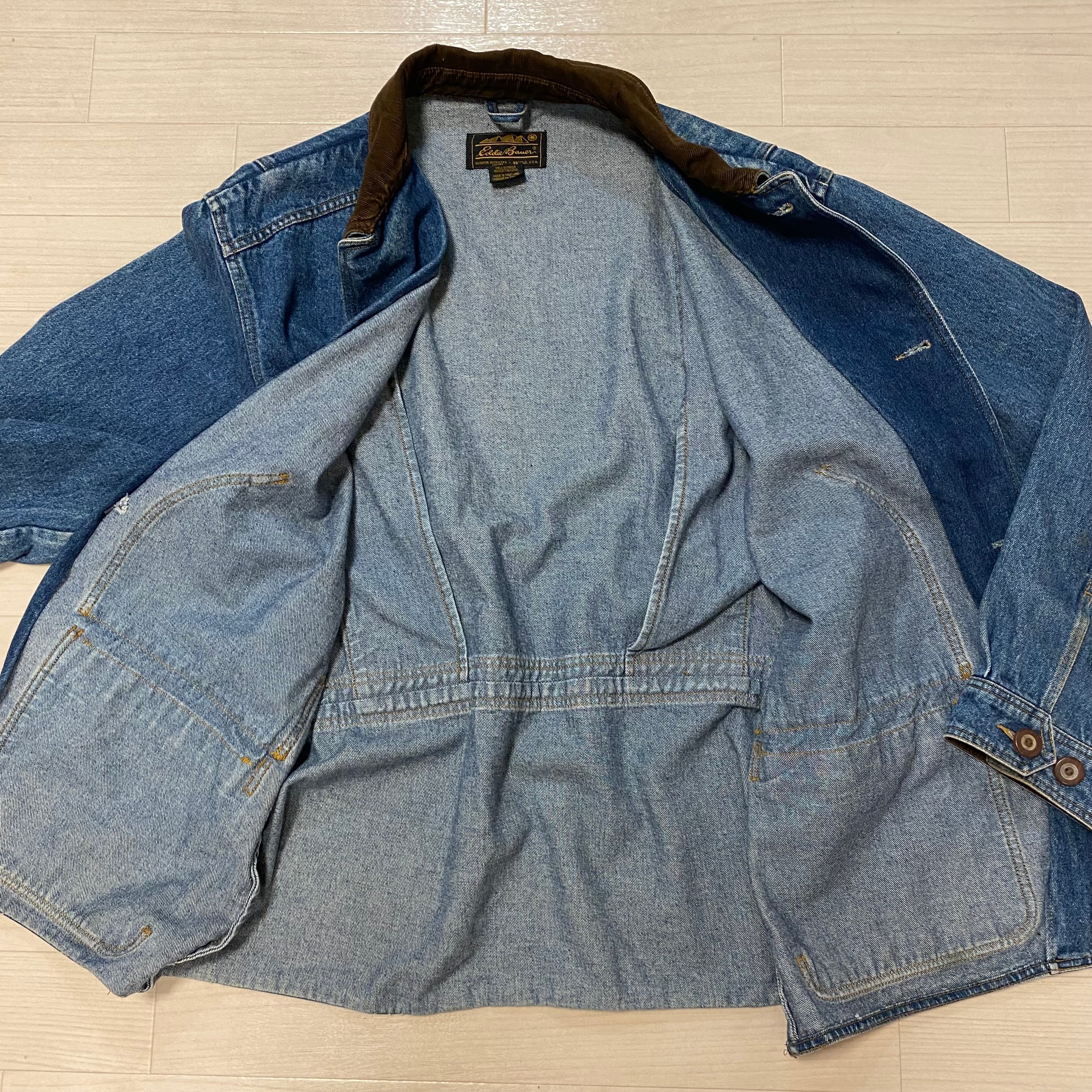 XL 90s Eddie Bauer デニム ワークジャケット | WAGENTYPEII