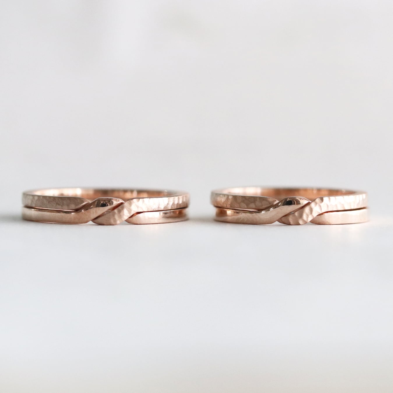 ギメルリング　Somm Jewelry 14号 結婚指輪】ギメルリング_Pt900&K18YG → Somm Jewelry_