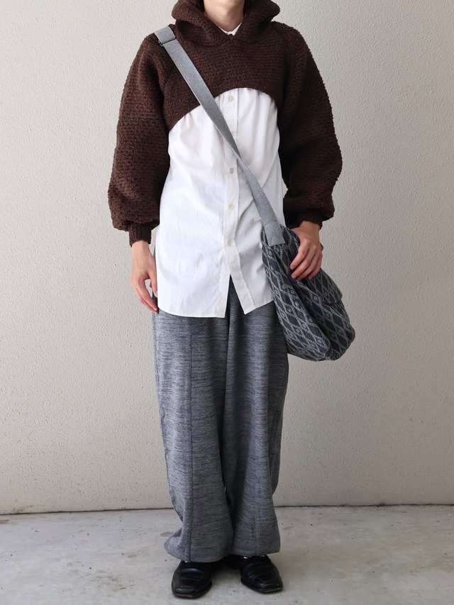【ISA BOULDER】LANTERN TROUSERS/ash