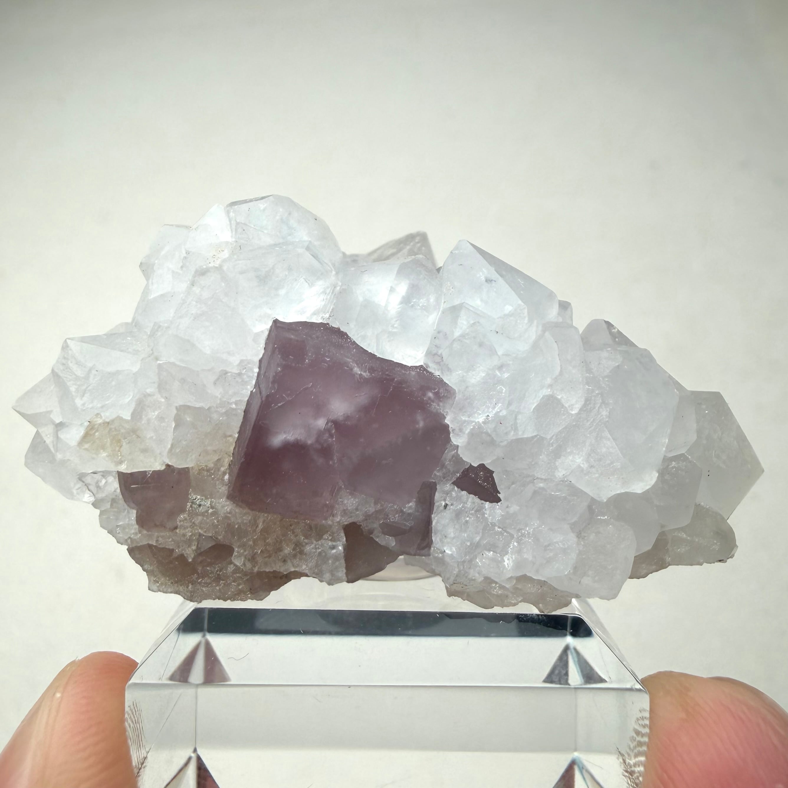 フローライト / クォーツ【Fluorite with Quartz】イングランド産⑤