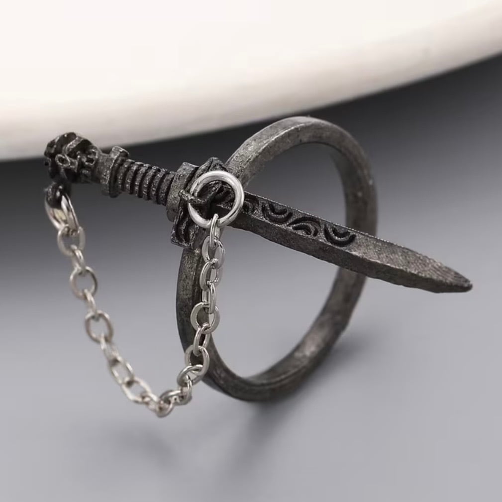 姫の剣 魔の指輪 指輪の帝王 精霊の剣 cos アルウィンアシミン 古兵器 武具 呪具の指輪『死霊王の古剣』【15号】 | 異世界雑貨屋