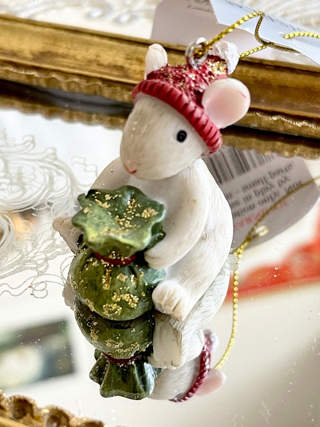 『GISRLA GRAHAM』クリスマス マウスオーナメント① Christmas Mice　イギリス製
