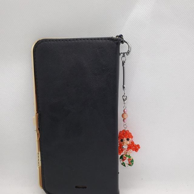 サンストーンとクリスマスリースの幸運アクセサリー！サンタ赤ちゃんのビーズモチーフ