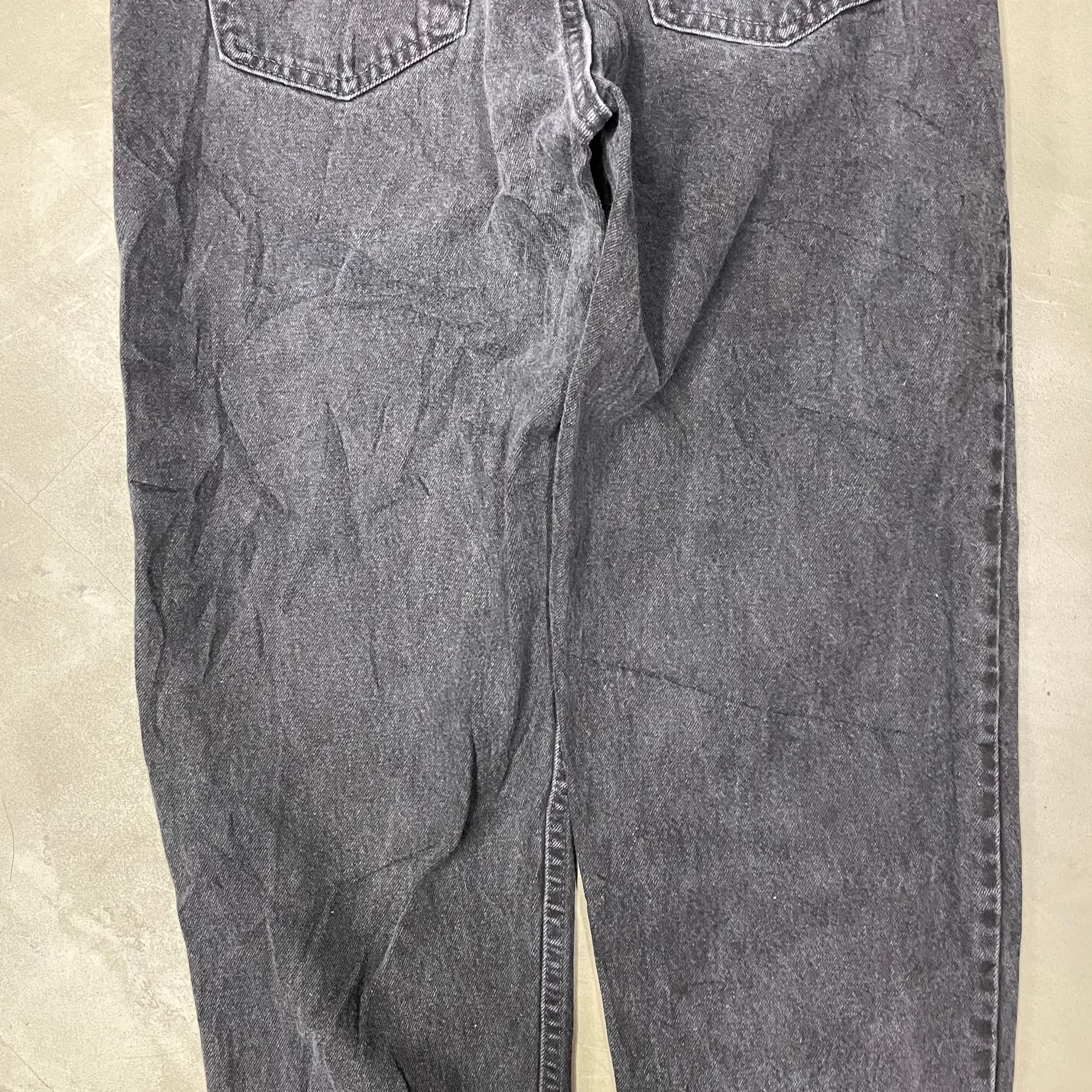 90s Levi's 550 ブラックデニム 後染め USA製 リーバイス
