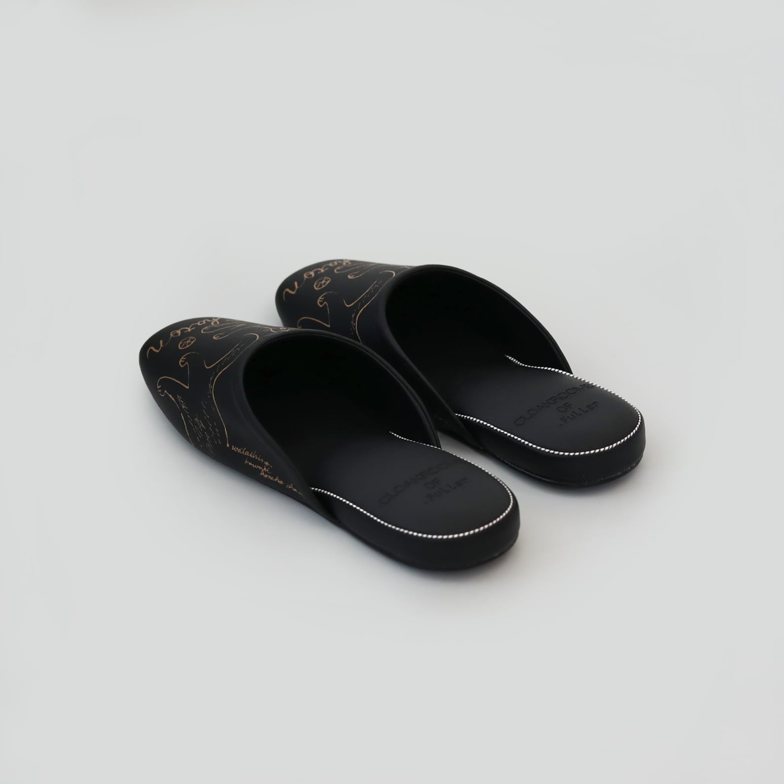 KBF パントゥフル CLOAKROOMS PANTOUFLE OWL MINT/BEIGE Lsize | 【公式オンライン