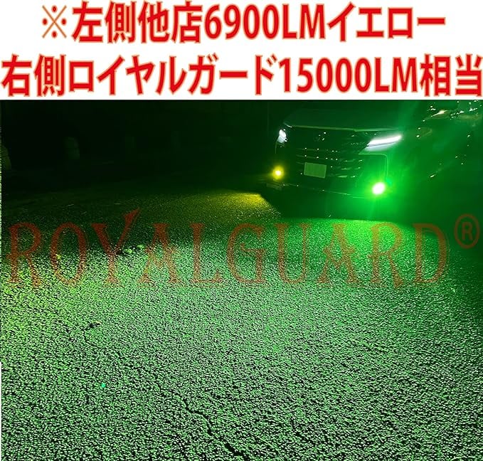 爆光 L1b LEDフォグ ライムグリーン 純正LED交換用バルブ 専用工具付き