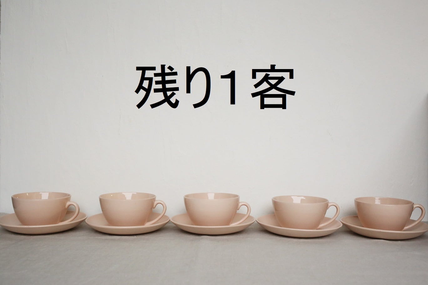 フランス アンティーク ヴィンテージ DIGOIN&SARREGUEMINES ディゴワン サルグミンヌ カップ&ソーサー(ピンク)残り1点