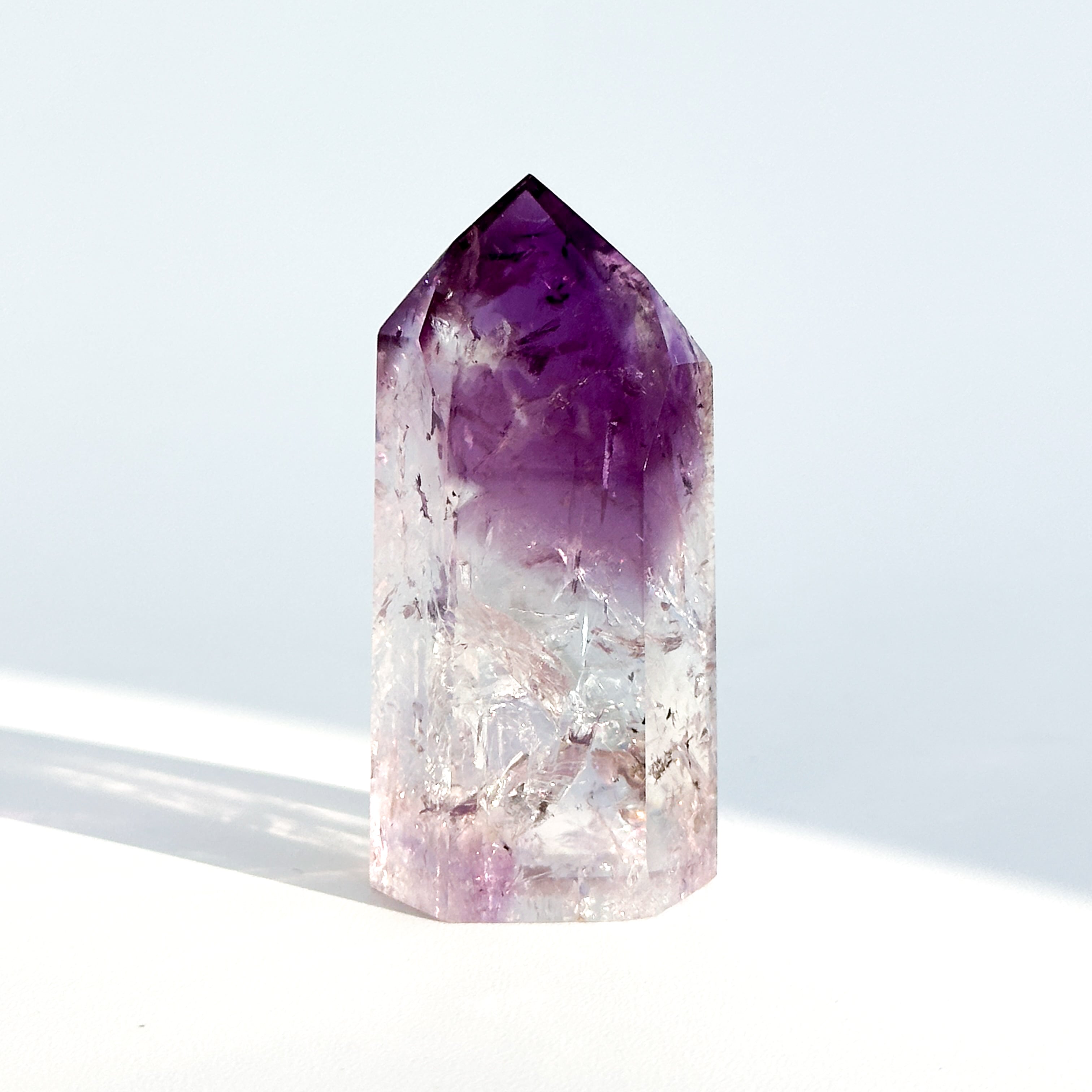 【ハイクオリティ】バイーア産ファントムアメジスト タワー24◇ Phantom Amethyst ◇天然石・鉱物・パワーストーン・インテリア
