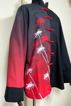 [komagire×Spide Lilyコラボ]チャイナシャツ(赤)