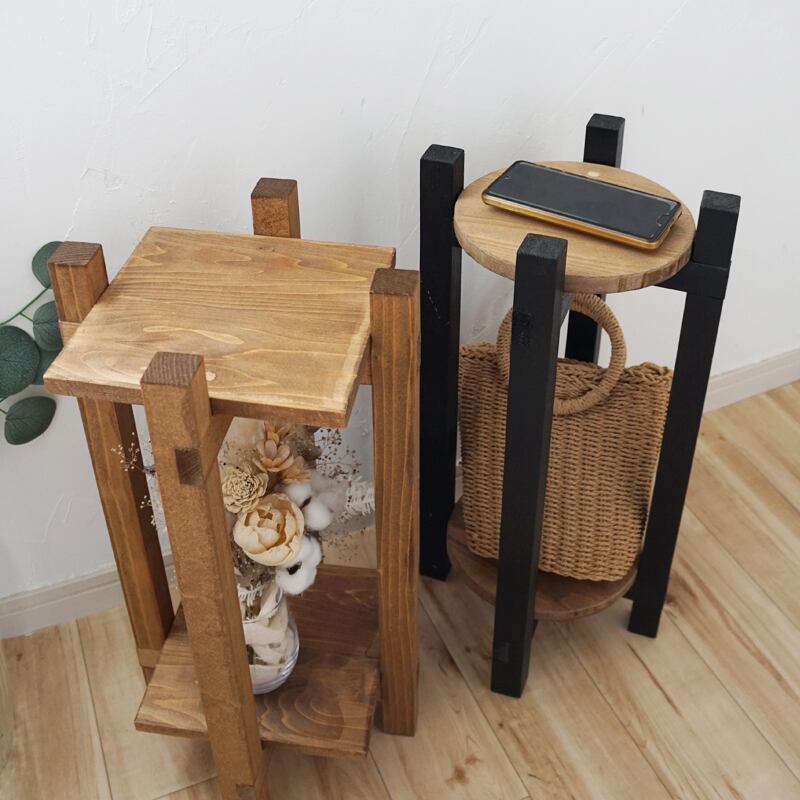 陶器 丸 椅子 黄色 スツール 花台 ガーデン チェア 玄関 屋外 北欧