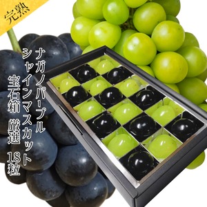 【贈答用】Hoshinaの宝石箱（18粒）…ナガノパープル＆シャインマスカット
