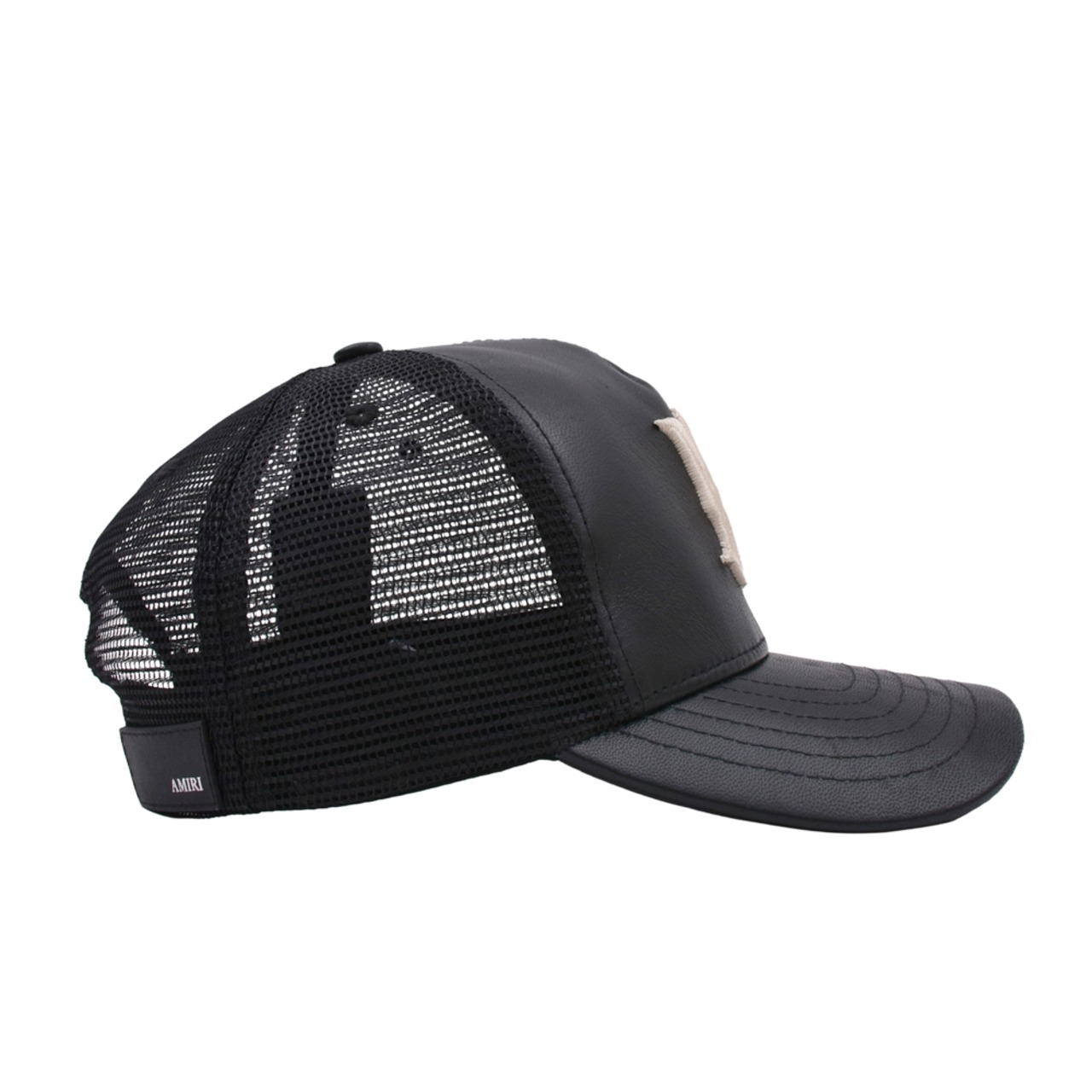 【AMIRI】LEATHER MA TRUCKER HAT - 4