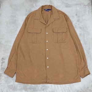“Size M”Polo Ralph Lauren Rayon Open Collar Shirt