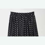 ゆれるドットとレースの装いスカート《i0682》
