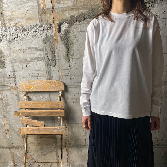 HYKE【ハイク】 CORDURA LONG-SLV TEE (12346 / WHITE ).