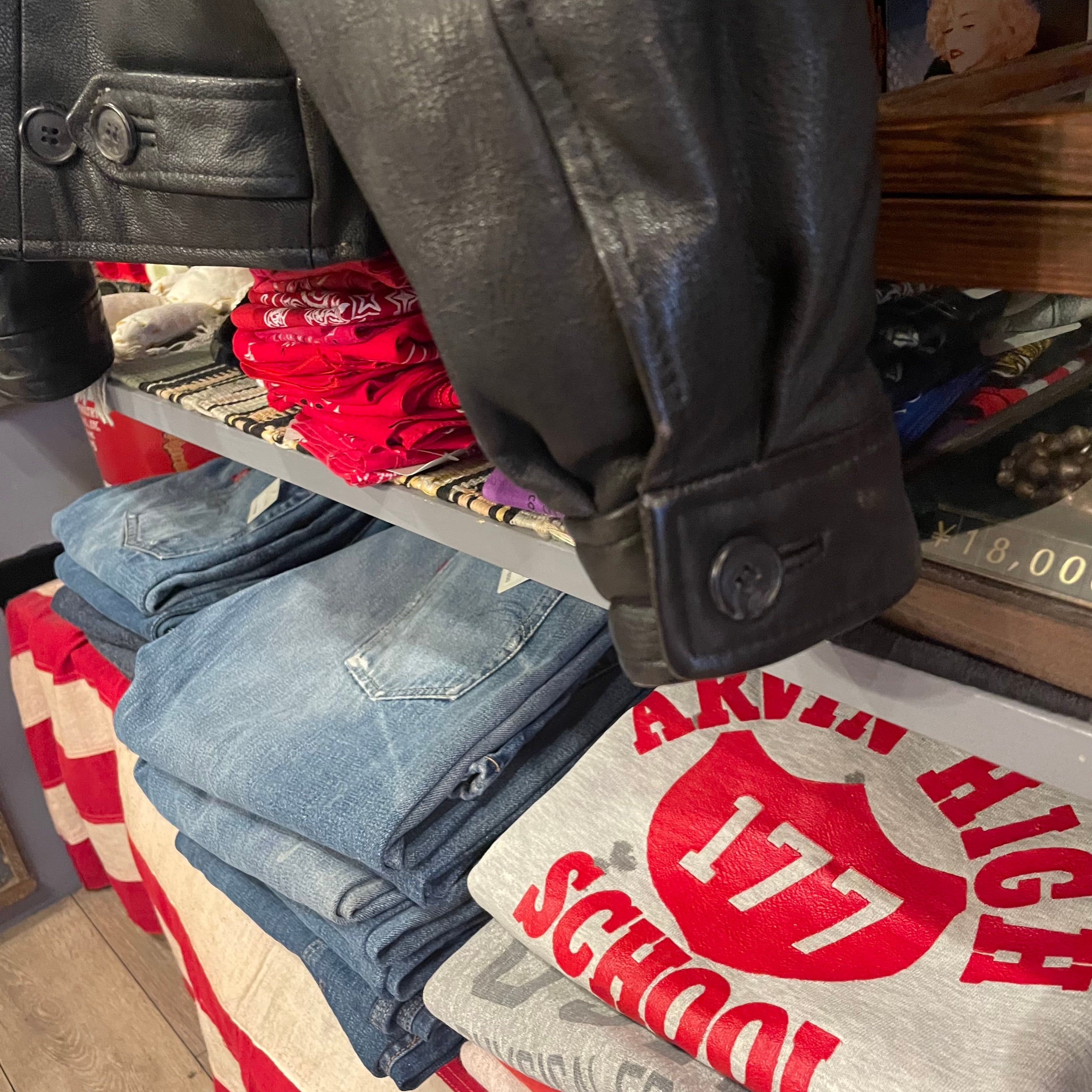 90s J.CREW Leather Jacket | VOSTOK