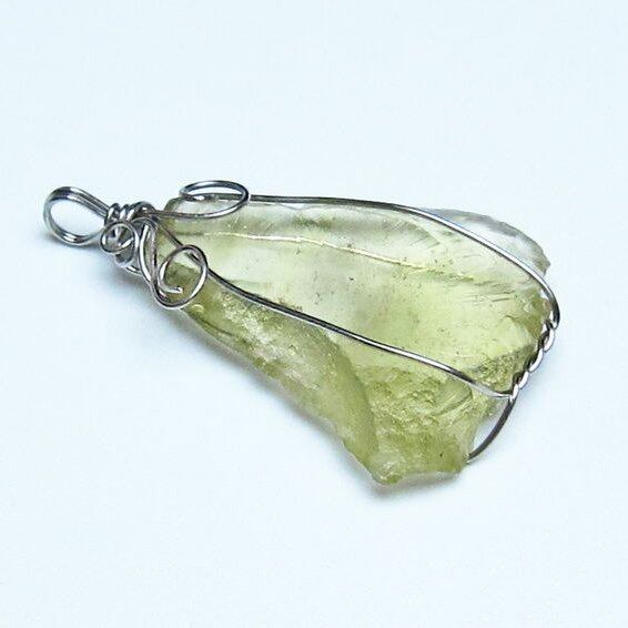 リビアングラス ペンダント 一点物 メール便可 112-13879