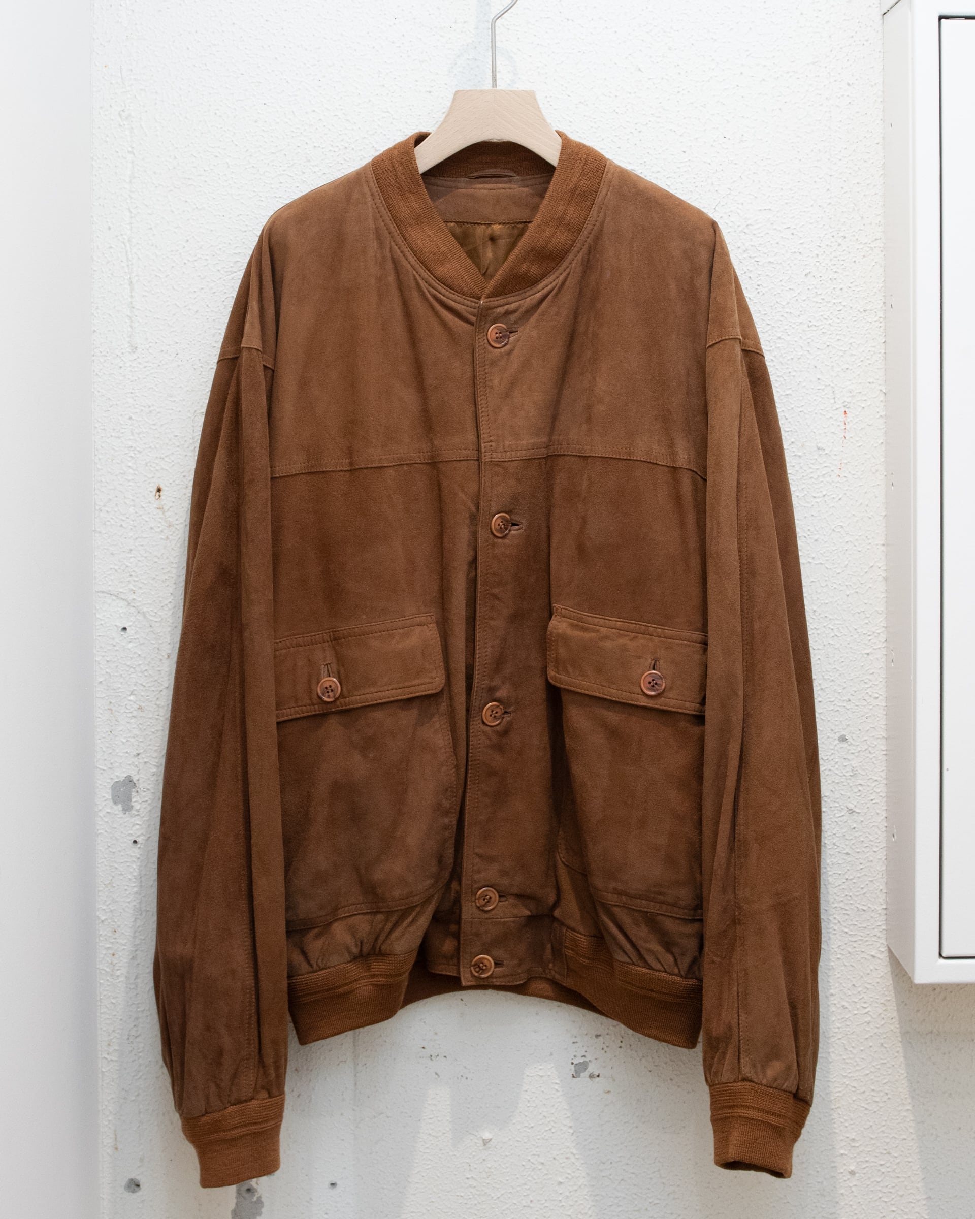 suede valstar jacket / From ITALY | THREE / ISSUE / CURVE