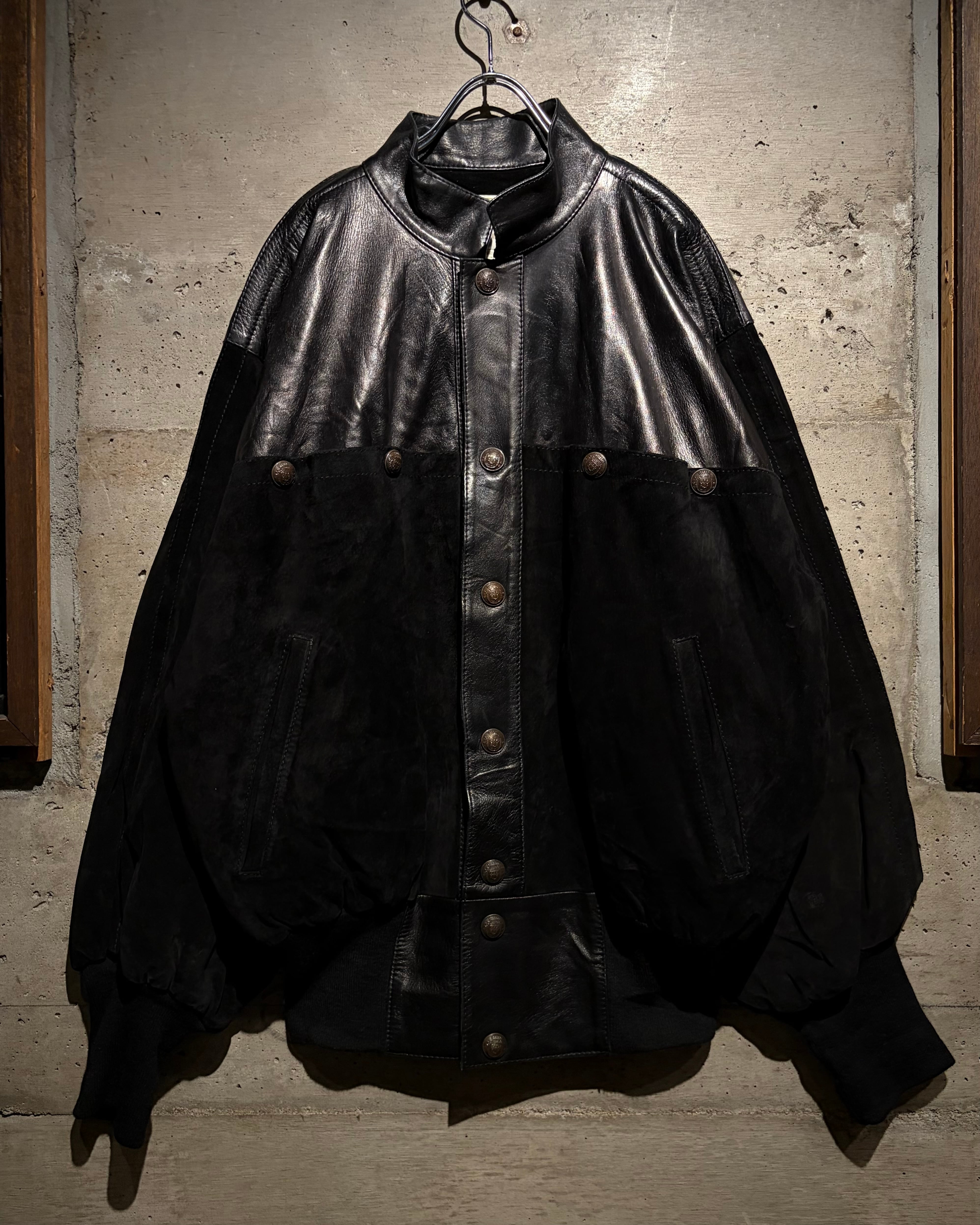 Caka】80's “Gérard Babin” Switching Design Vintage Dolman Sleeve