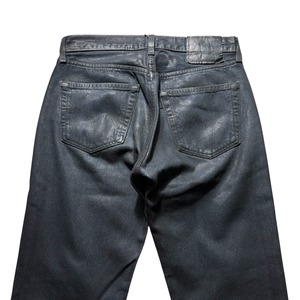 LEVI’S 501 black paint coating denim pants