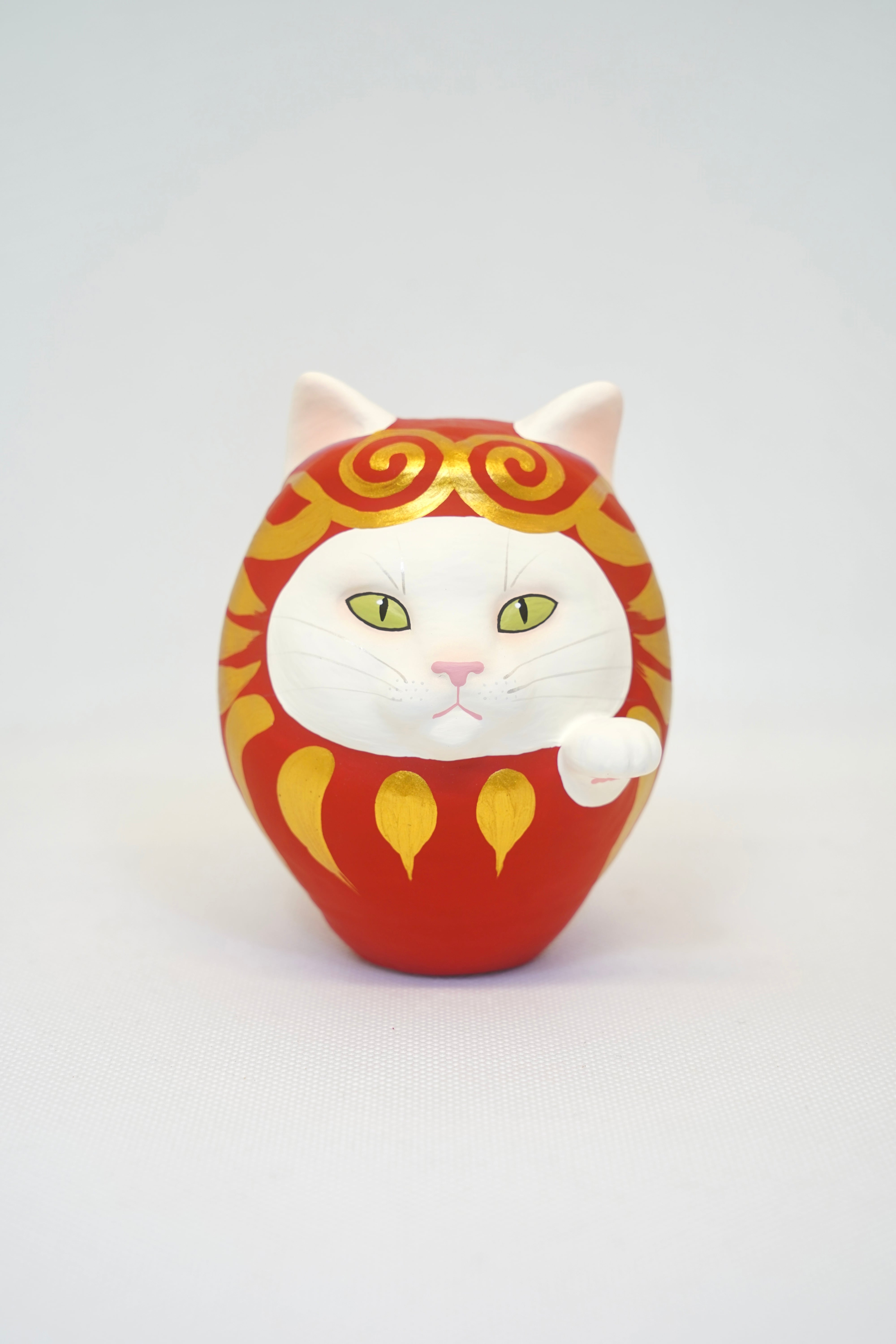 猫だるま【サビ】右手 | だるま屋 るもん