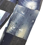 【denimPT25】再構築 デニムリメイクパンツ REMAKE DENIM PANTS