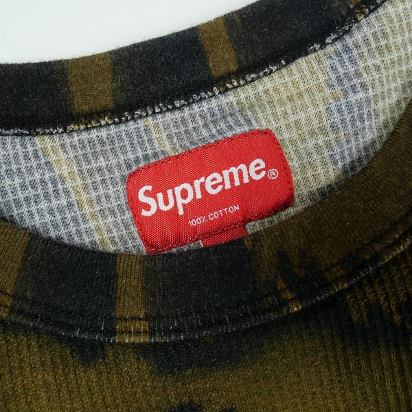Size【L】 SUPREME シュプリーム 20SS Waves L/S Top Black サーマル