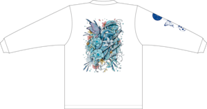 WAKA×＋α／あるふぁきゅん。SP Design ロングTシャツ / 10th Anniversary LIVE TOUR “ハロー、アルファ。”