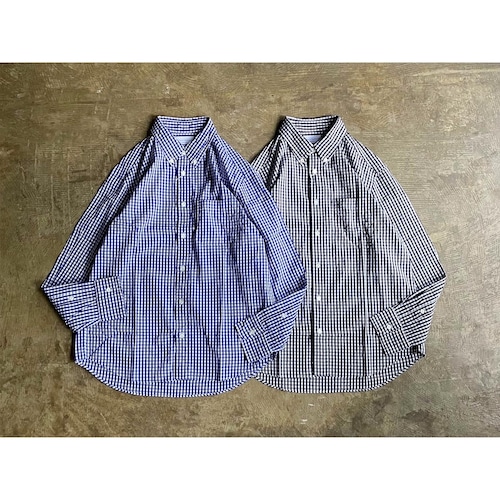 Manual Alphabet (マニュアルアルファベット) 100/2 Gingham Shirt Bulging Fit