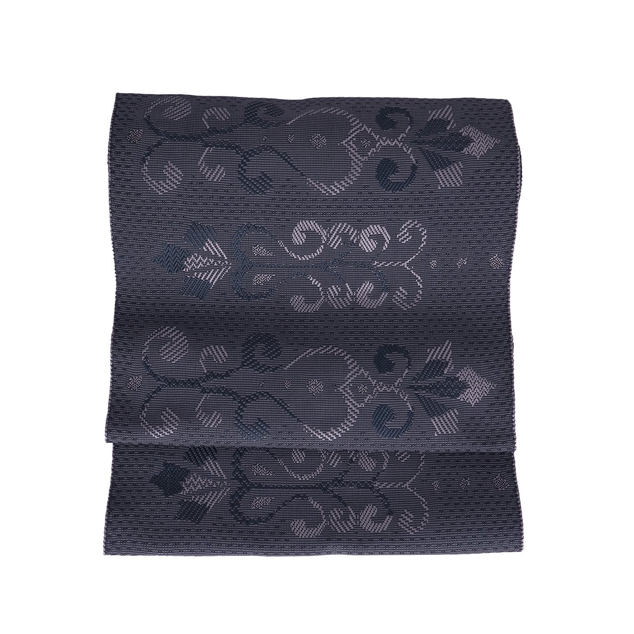 八寸名古屋帯「草紋」pearl gray（未仕立） | OLN web shop