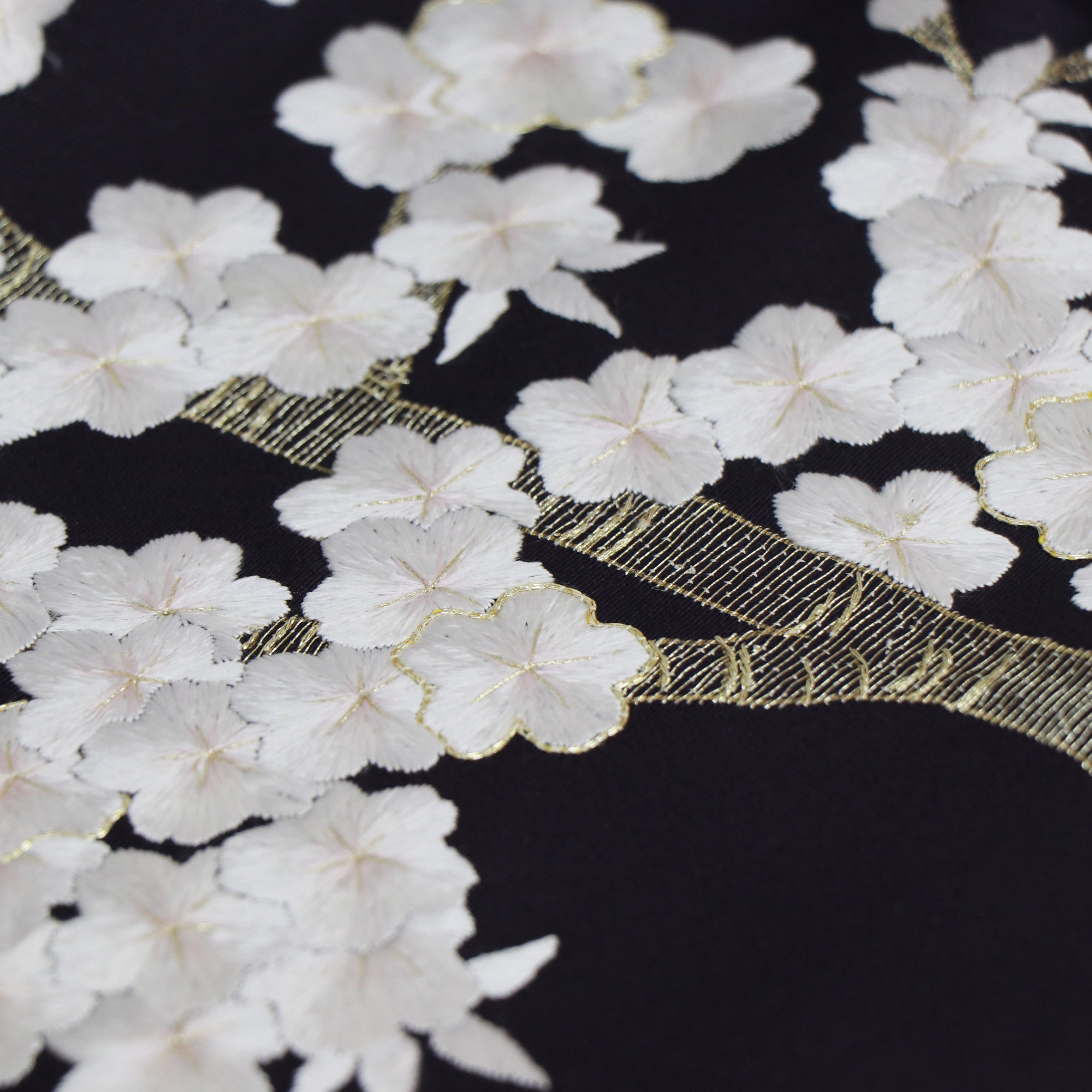 桜刺繍訪問着 | いちはら呉服店オンラインショップ