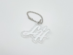 LikeHell Acryl Key Chain White × Lame flakes