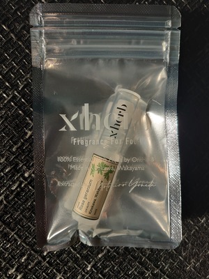 xherbローズゼラニウム 4ml 【飲食用液体ハーブ】【原材料：農薬不使用・ビーガン対応】