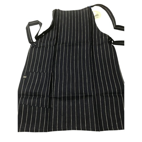 リネンミニエプロン・ピンストライプ
