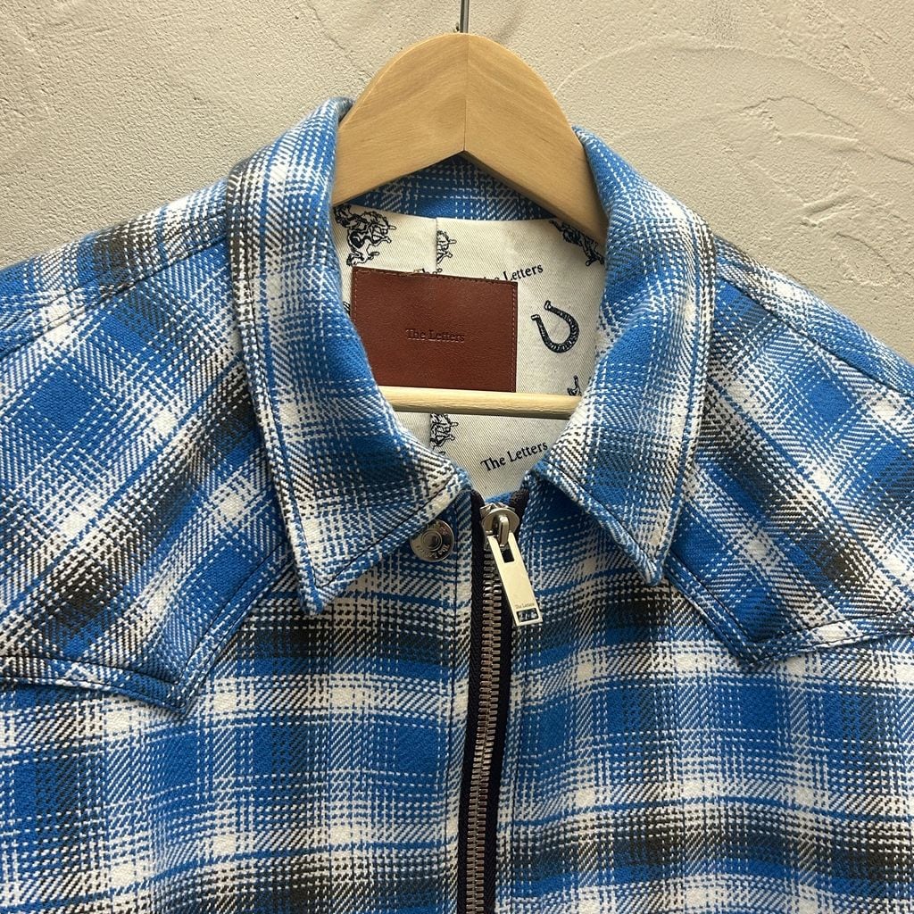 The Letters レターズ CHECK ZIP JACKET ジャケット LFBD-J0007B