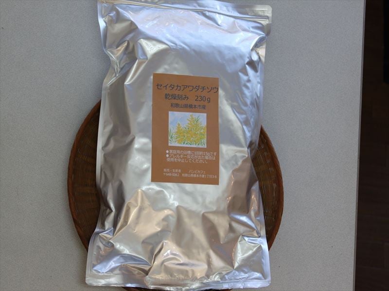 セイタカアワダチソウ 自然乾燥350g 和歌山産 薬草布袋付き セイタカアワダチソウ 自然乾燥350g 和歌山産 薬草布袋付き