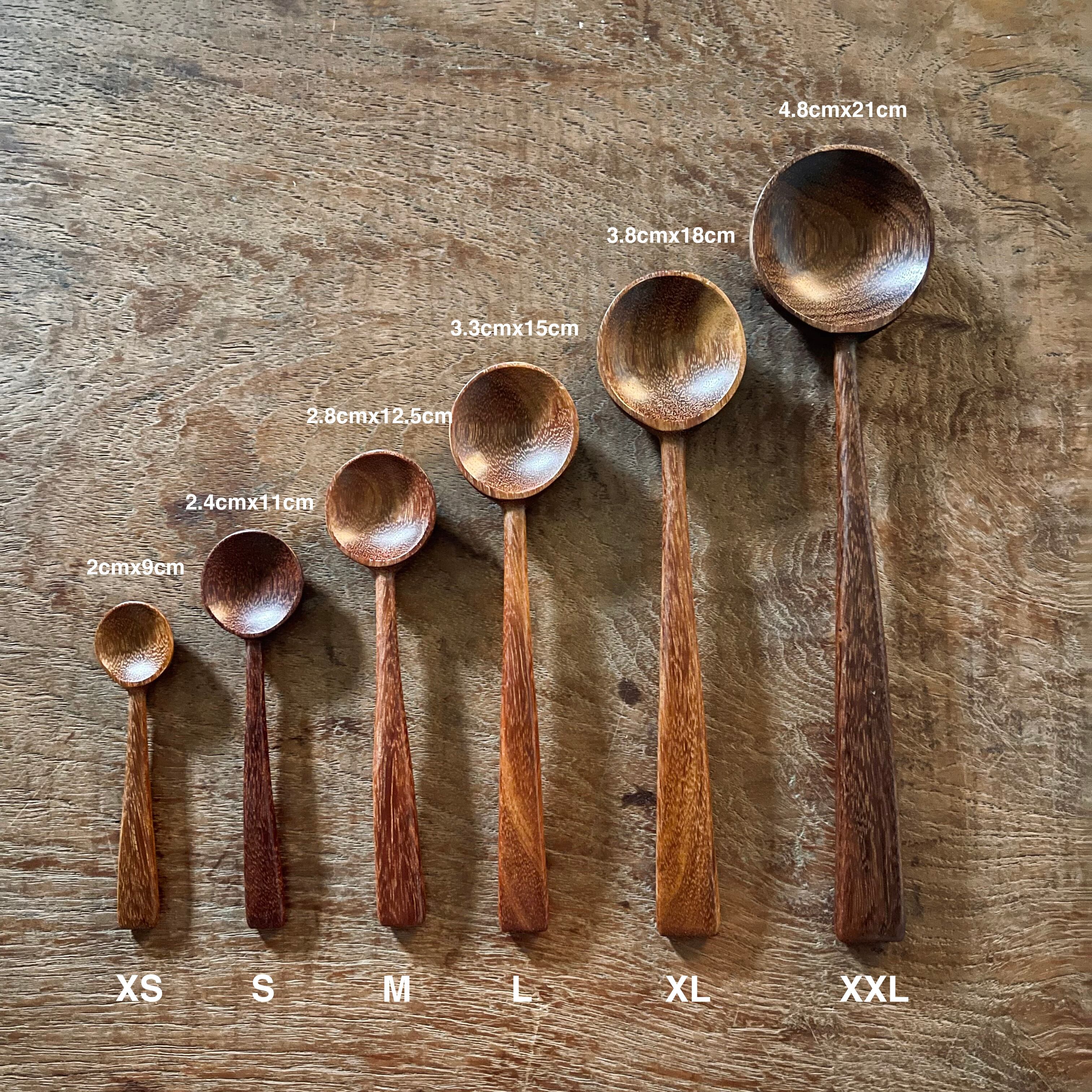 木製スプーン(メンガ) XXL circle 4.8cm x 21cm | Paddle(パドル)