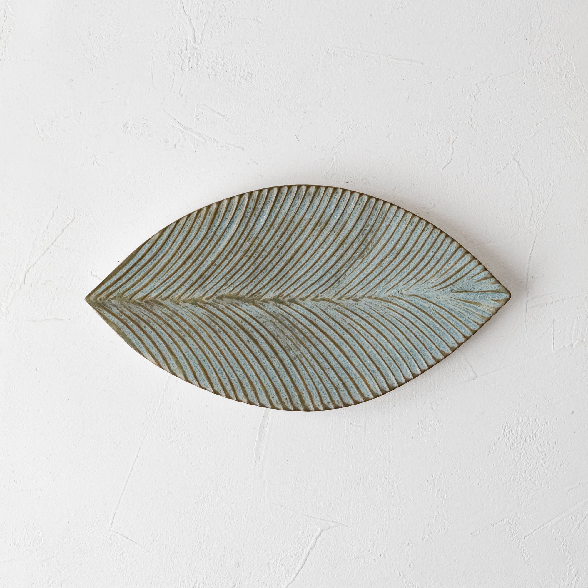 【増田 哲士】2.リーフ皿/小(青)