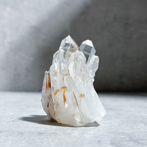 自立します・レコードキーパー有り◎虹◎コロンビアンレムリアンクォーツ クラスター41◇Colombian Lemurian Quartz◇レムリアンシード・マスタークリスタル・コロンビア水晶