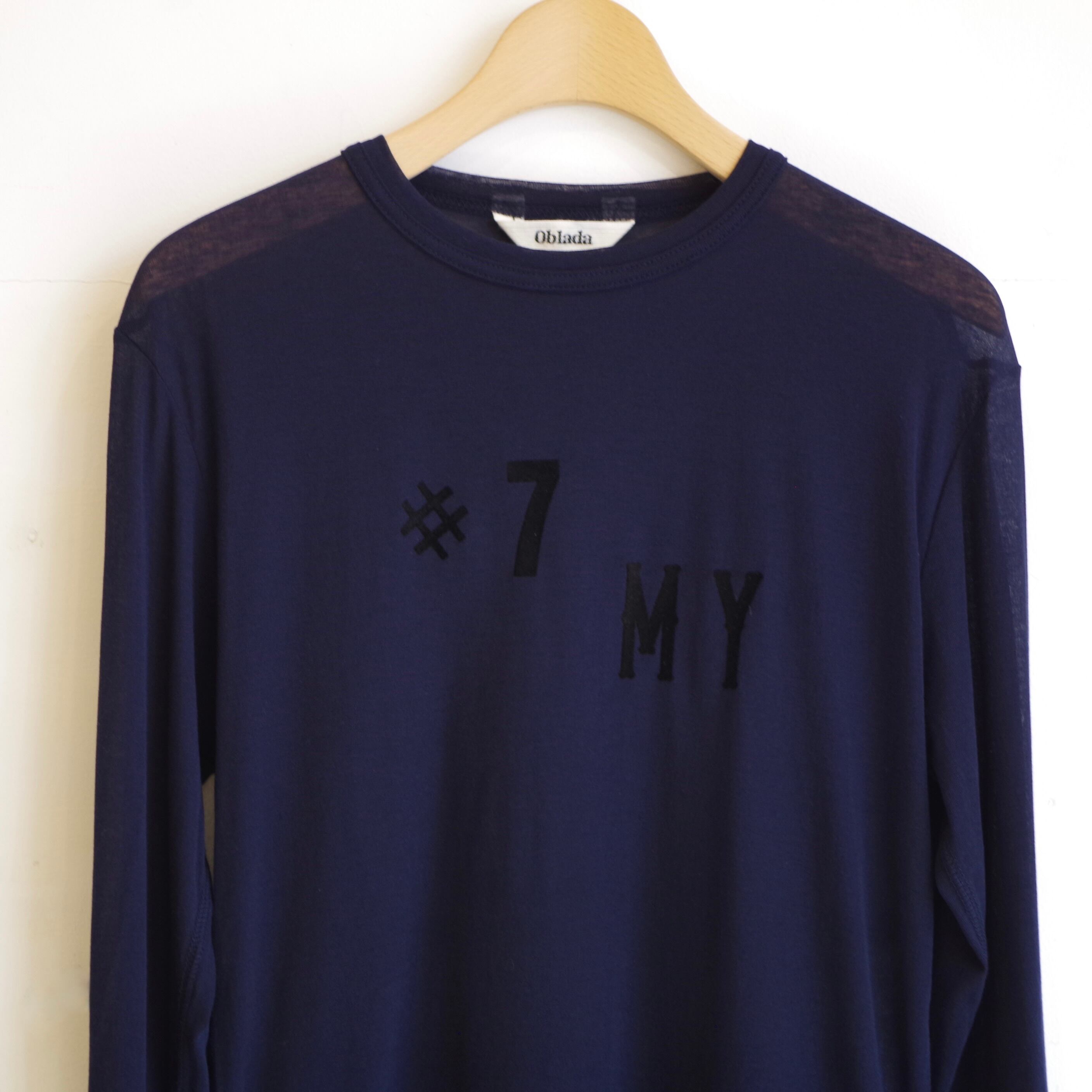 25SS Oblada SHEER STEADY LONG TEE です♩ Oblada SHEER STEADY