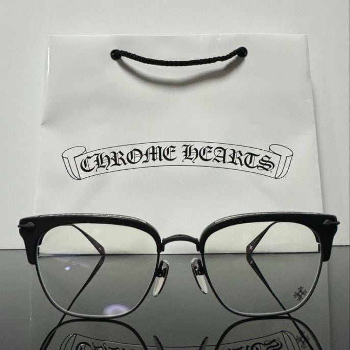 CHROME HEARTS クロムハーツ SLUNTRADICTION マットブラック メガネ