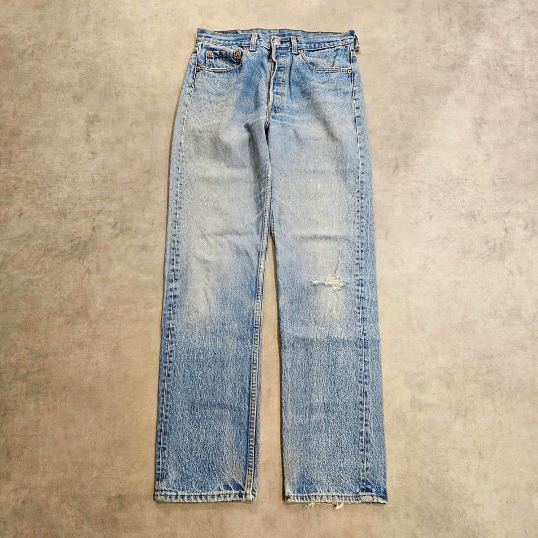 リーバイス501 Levis W33 デニム 青 USA製 90s 17465