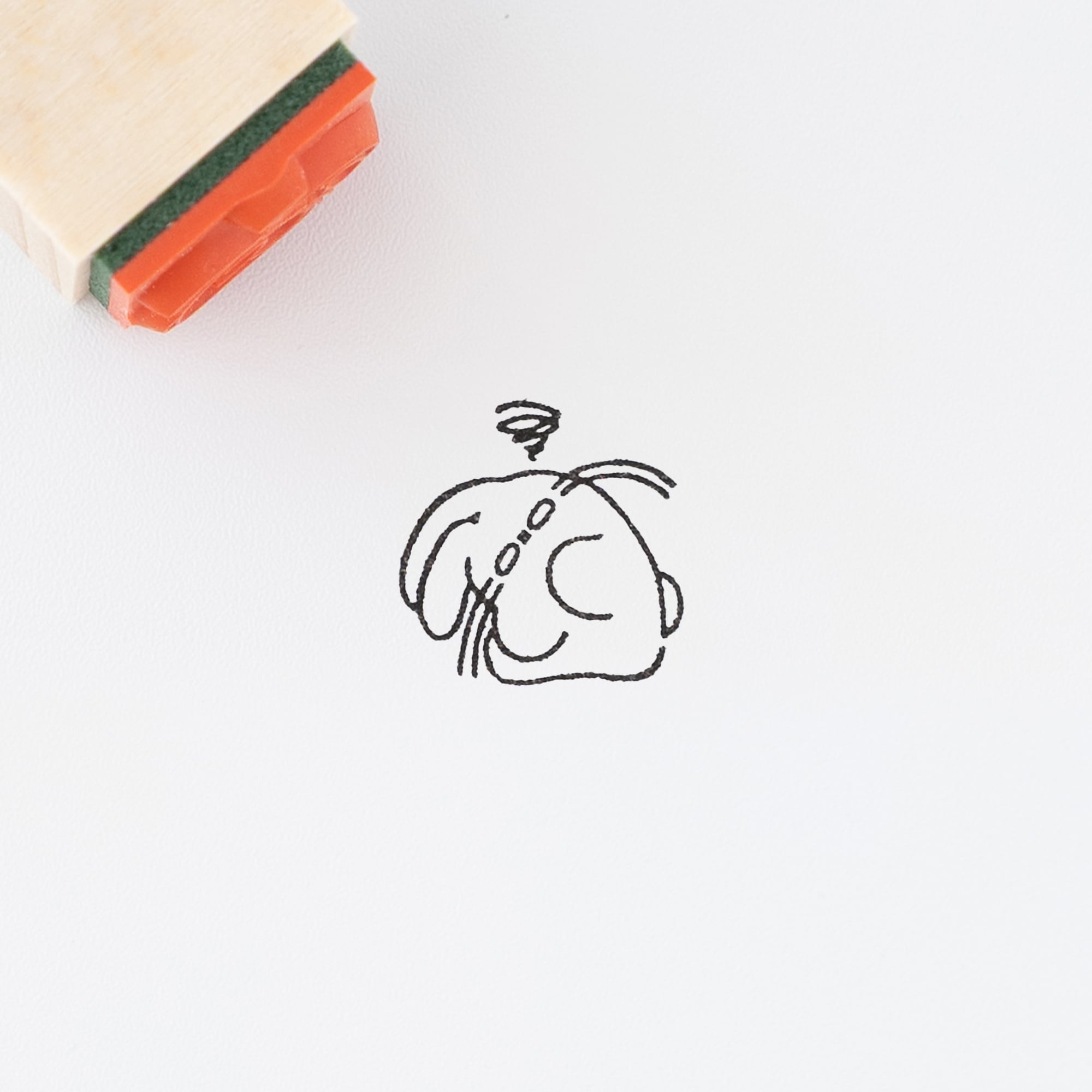 【きもちのはんこ】どよ~んなきもち_うさぎ | はんこ