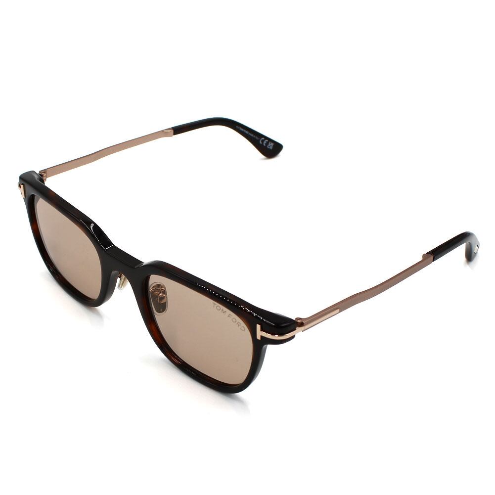 TOM FORD SUNGLASSES ASIAN FIT TF1233D 52E 52 HAVANA BROWN トム