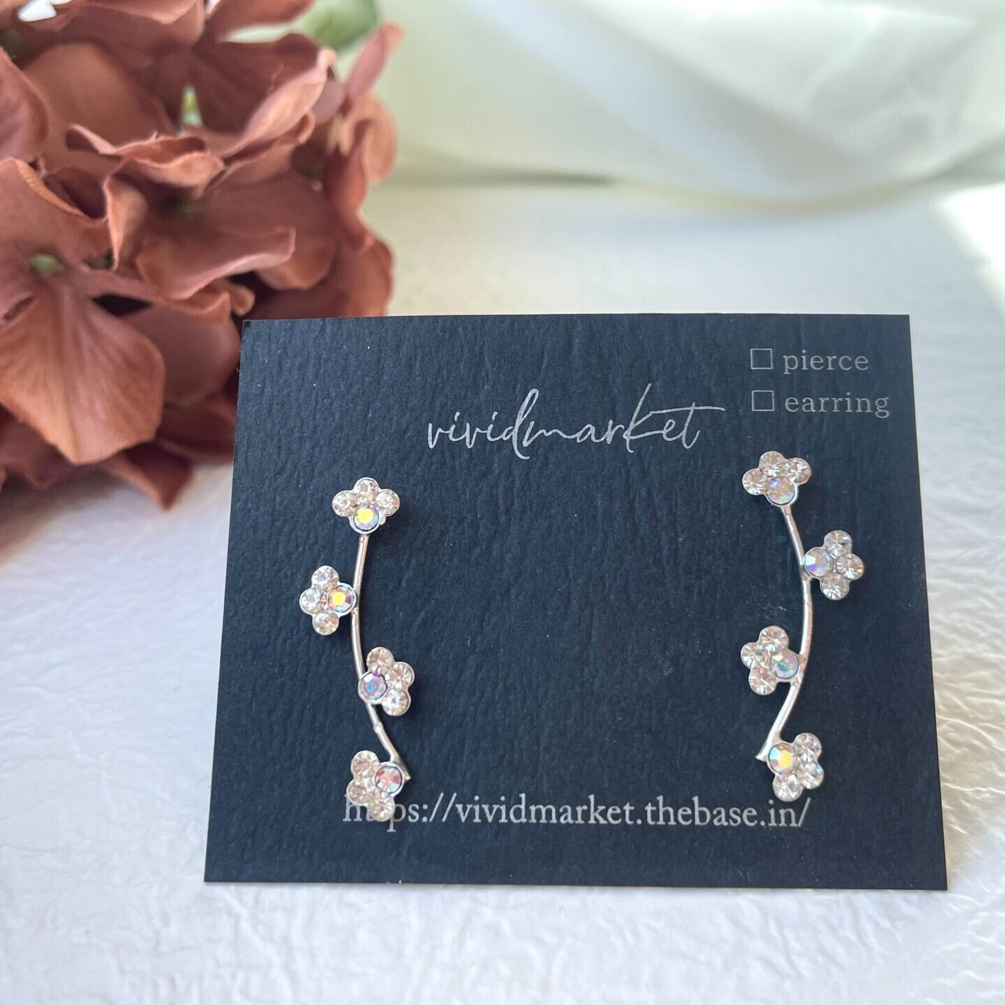 s925 桜シルバーイヤーカフ | vivid market s925 桜シルバーイヤーカフ | vivid market