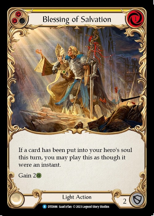 DTD086【EN】『RF』【Light】Blessing of Salvation (Yellow) 画像