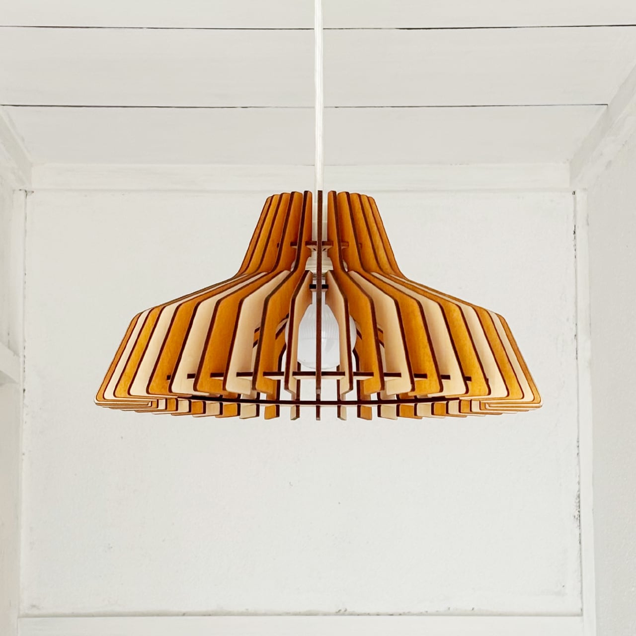 木製ペンダントライト『インダストリアル（メープル）』｜シンプル