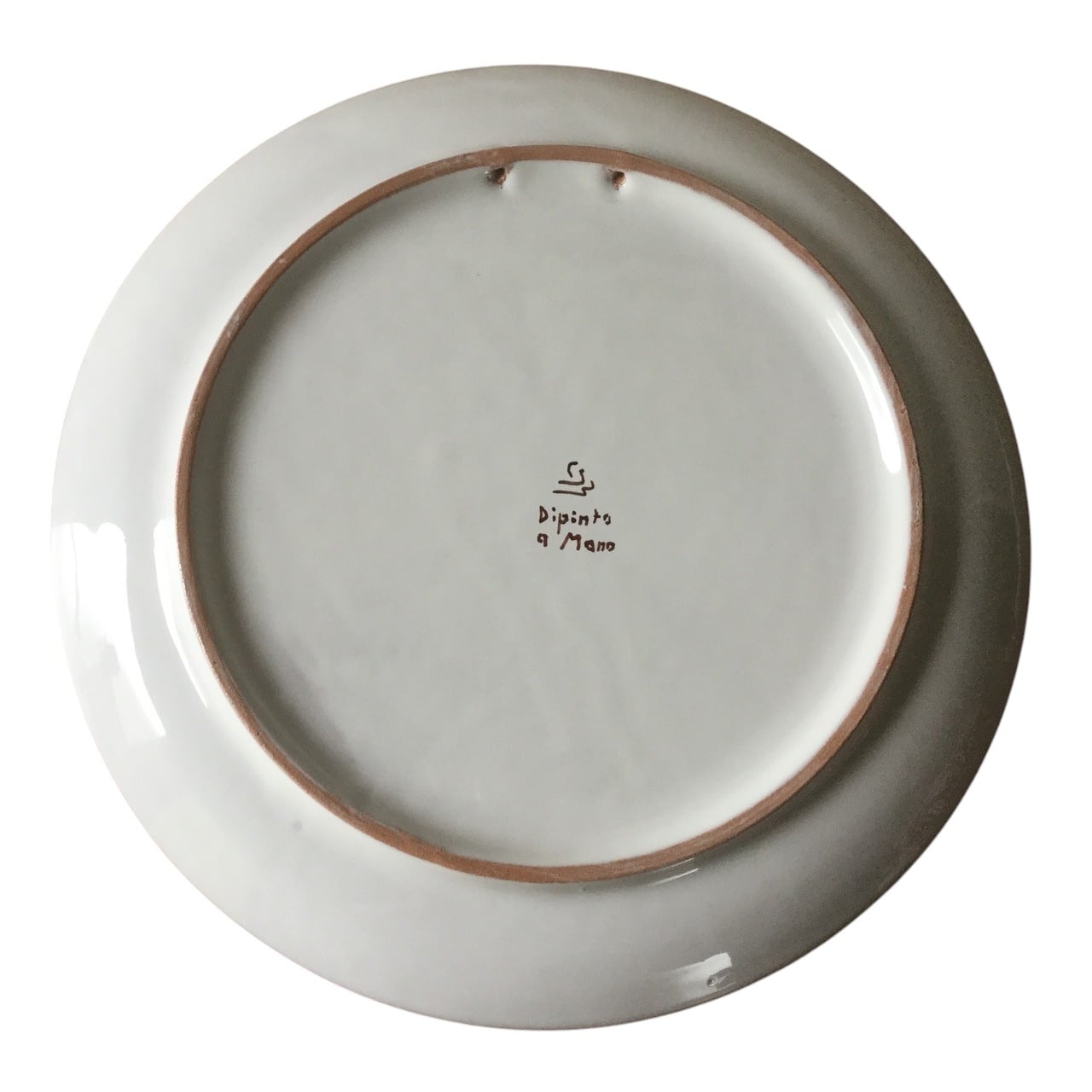 絵皿 26cm GEO001 マヨリカ焼き イタリア陶器 クリスマス 飾り皿